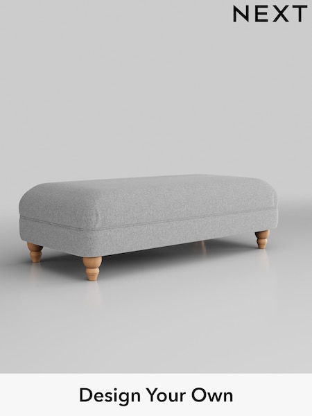 Tweedy Blend Easy Clean/Light Silver Grey Ashford Relaxed Sit (U43707) | £425