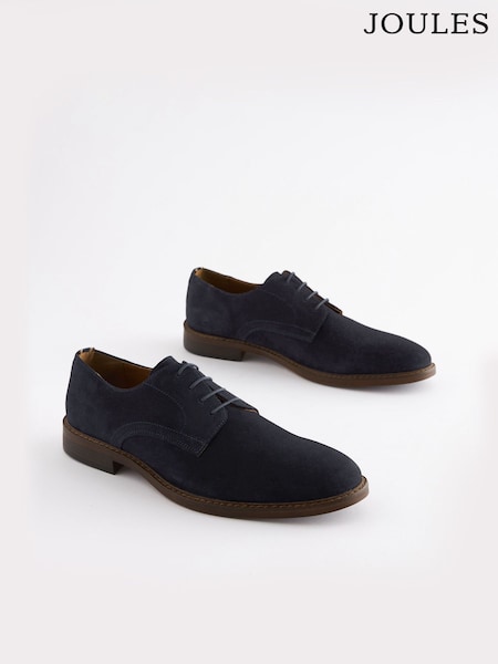 Joules Suede Derby Navy Blue Suede Derby (U43843) | £65