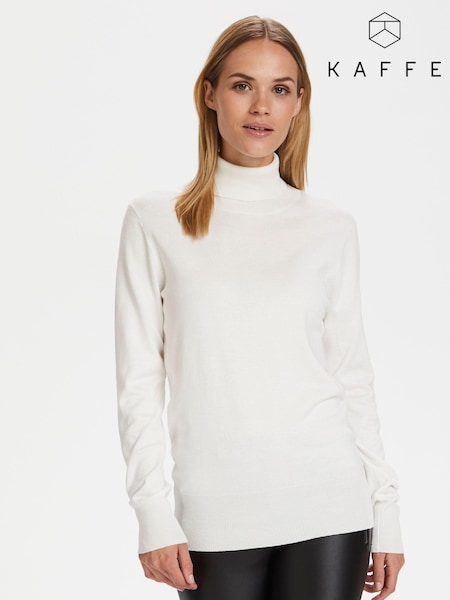 Kaffe Astrid Long Sleeve Regular Fit Roll Neck Jumper (U43878) | £35