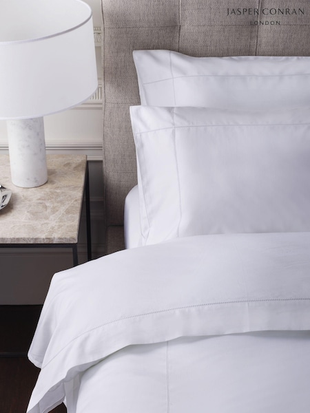 Jasper Conran London Lunar Rock Grey Satin 500 Thread Count Duvet Cover (U44915) | £130 - £160