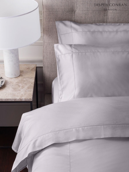 Jasper Conran London Lunar Rock Grey 500 Thread Count Satin 100% Cotton Pillowcase (U44966) | £25