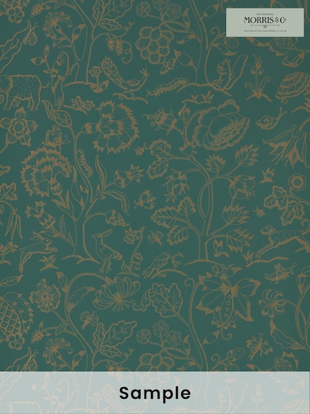 Morris & Co. Green Middlemore Wallpaper (U48587) | £1