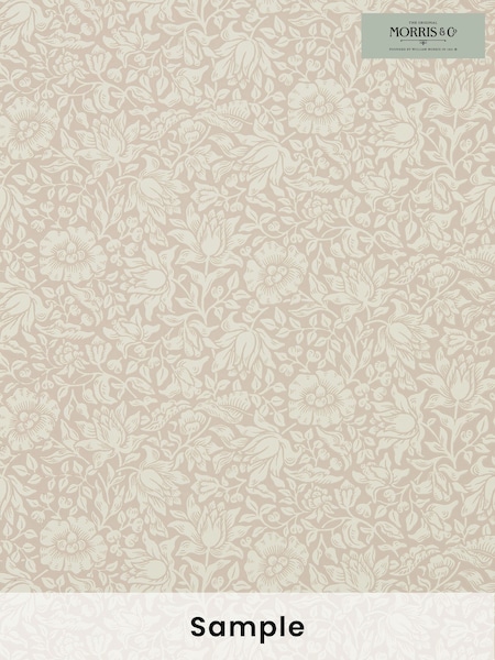 Morris & Co. Pink Mallow Wallpaper (U48588) | £1