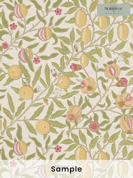 Morris & Co. Green Fruit Wallpaper (U48592) | £1