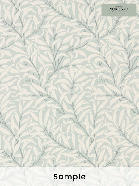 Morris & Co. Blue Pure Willow Bough Wallpaper (U48600) | £1