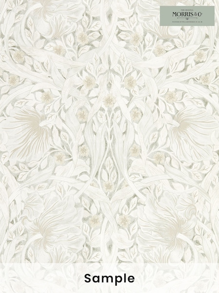 Morris & Co. Grey Pure Pimpernel Wallpaper (U48602) | £1