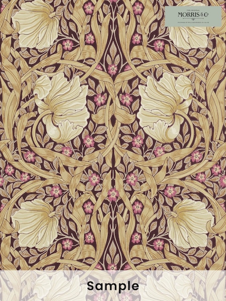 Morris & Co. Pink Pimpernel Wallpaper (U48604) | £1