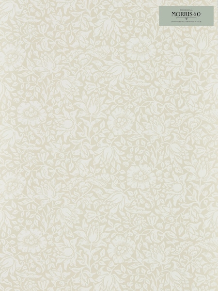 Morris & Co. Cream Mallow Wallpaper (U48607) | £1