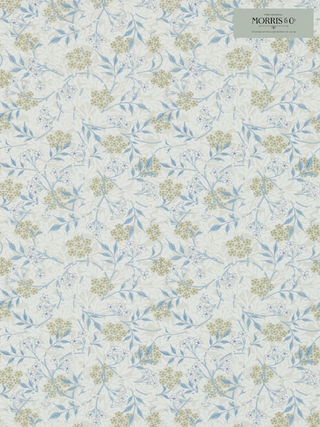 Morris & Co. Blue Jasmine Wallpaper (U48609) | £1