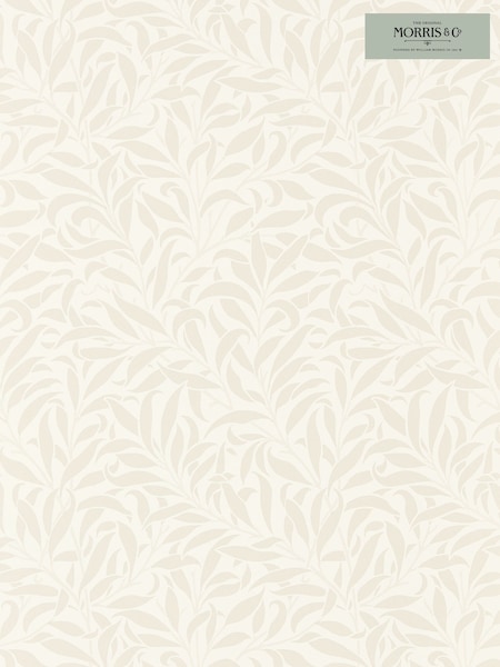 Morris & Co. Cream Pure Willow Bough Wallpaper (U48620) | £1