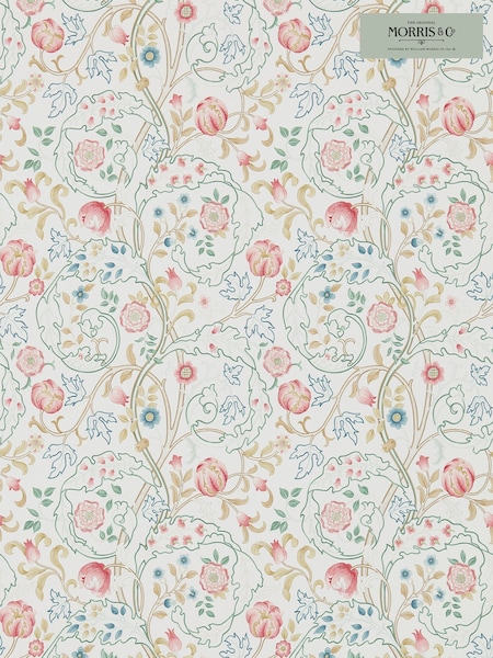 Morris & Co. Pink Mary Isobel Wallpaper (U48621) | £1