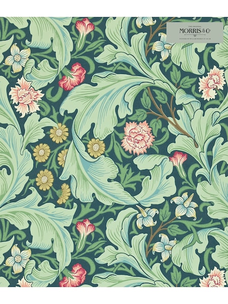 Morris & Co. Green Leicester Wallpaper (U48623) | £1
