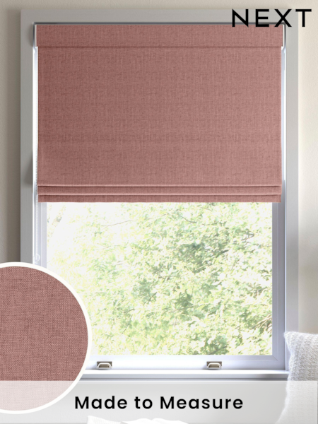 Blossom Pink Paso Made To Measure Roman Blinds (U51349) | £52
