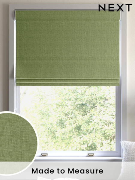 Apple Green Paso Made To Measure Roman Blinds (U51350) | £52
