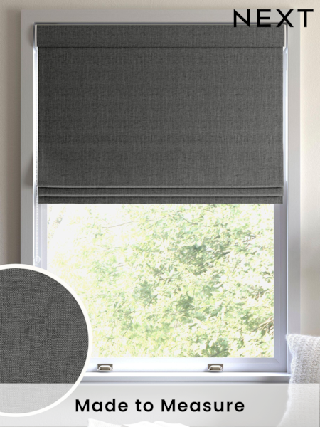 Ash Grey Paso Made To Measure Roman Blinds (U51352) | £52