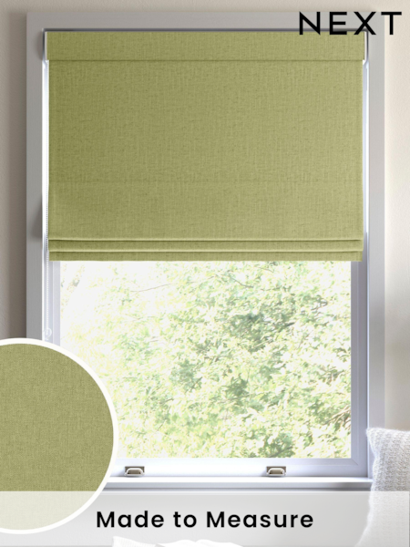 Apple Green Harvi Made To Measure Roman Blinds (U51358) | £52