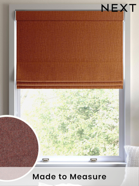 Rust Orange Harvi Made To Measure Roman Blinds (U51360) | £52
