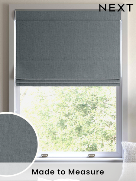 Slate Grey Harvi Made To Measure Roman Blinds (U51500) | £52