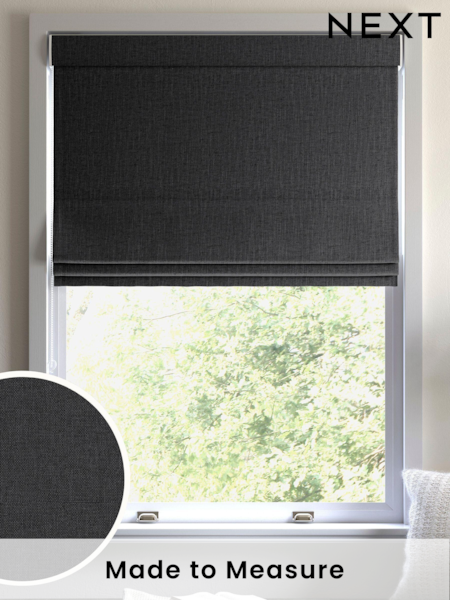 Smoke Grey Harvi Made To Measure Roman Blinds (U51501) | £52