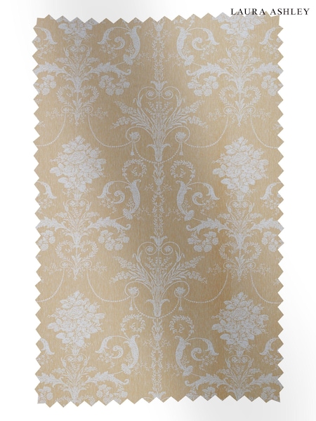 Laura Ashley Gold Josette Woven Fabric By The Metre (U52377) | £46