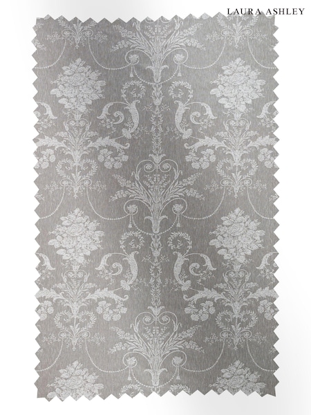 Laura Ashley Steel Grey Josette Woven Fabric By The Metre (U52380) | £46