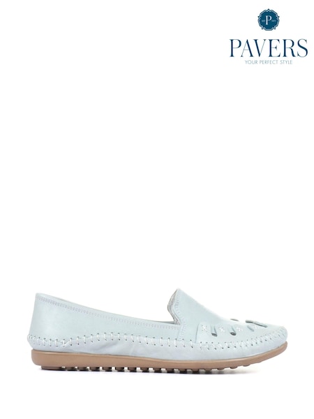 Pavers Leather Slip-On Pumps (U52538) | £38