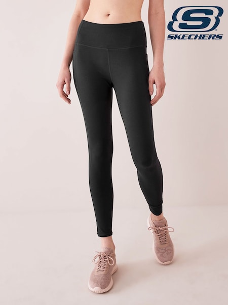 Skechers Black GOWALK Wear High Waisted Leggings (U52579) | £49