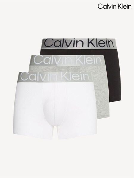 Calvin Klein Grey Steel Boxers 3 Pack (U53212) | £46