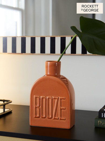 Rockett St George Orange Booze Vase (U53402) | £25