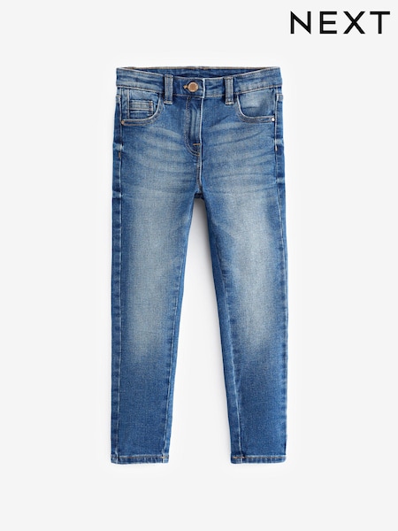 Mid Blue Regular Fit Skinny Jeans (3-16yrs) (U53751) | £12 - £17