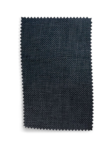 Luxe Chenille Weave Navy Fabric Swatch (U54790) | £0