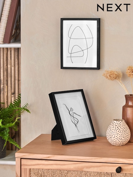 Set of 2 Black Parker Picture Frames (U55959) | £7 - £12