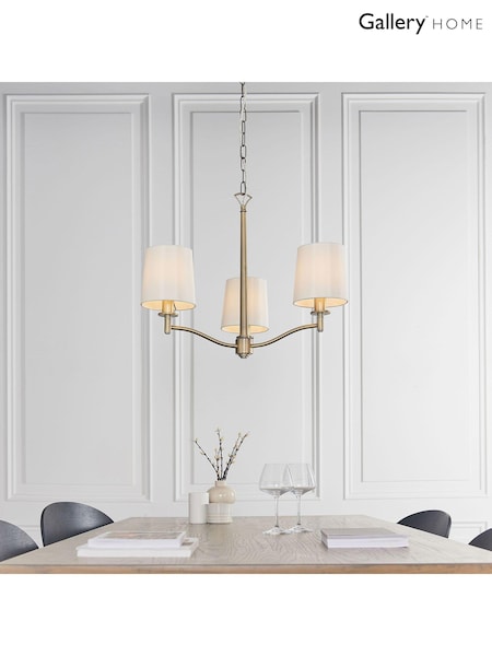 Gallery Home Gold Alma 3 Bulb Pendant (U55967) | £146