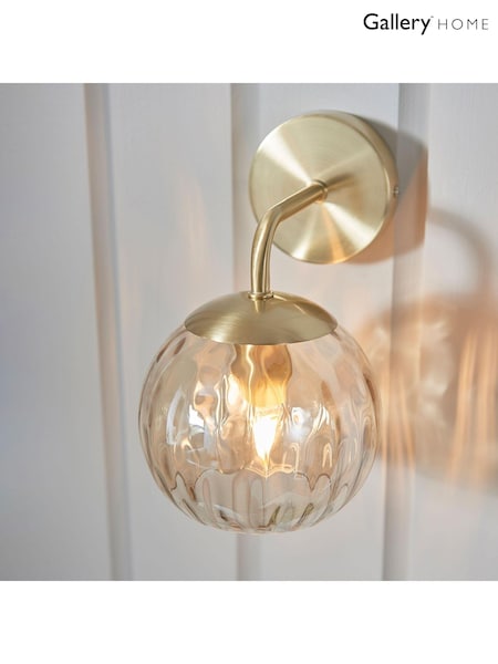 Gallery Home Gold Dilan Wall Light (U55994) | £40