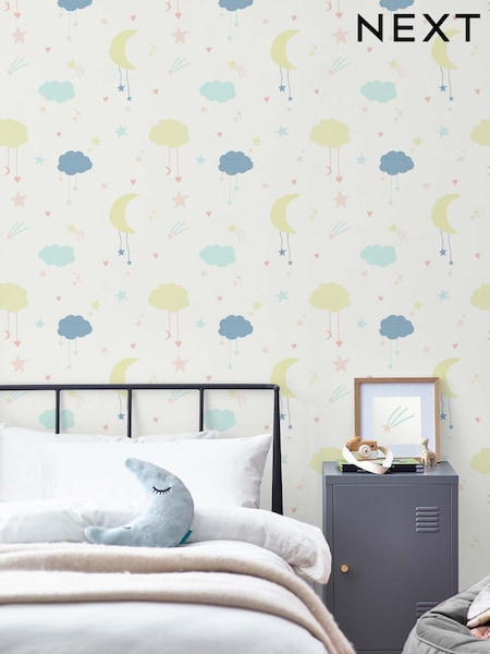 Blue Moon & Stars Paste The Wall (U58289) | £1