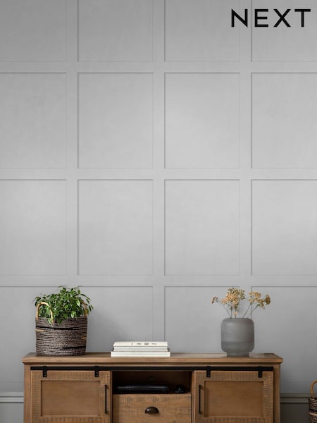 Grey Country Panel A4 Wallpaper Sample (U58317) | £1