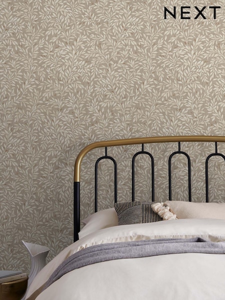 Natural Ditsy Leaf A4 Wallpaper Sample (U58417) | £1