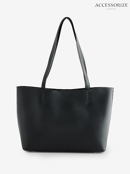 Accessorize Black Leo Tote Bag (U58619) | £25