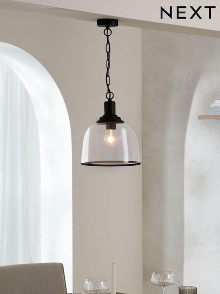 Black Gloucester 1 Light Pendant Ceiling Light (U58860) | £70