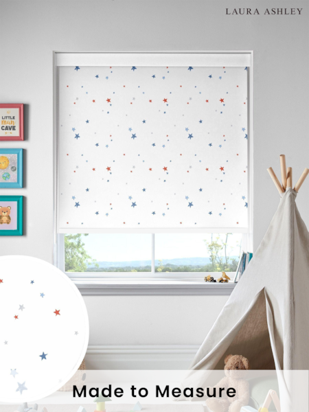 Laura Ashley Multi Painterly Stars Made To Measure Roller Blind (U61055) | £58