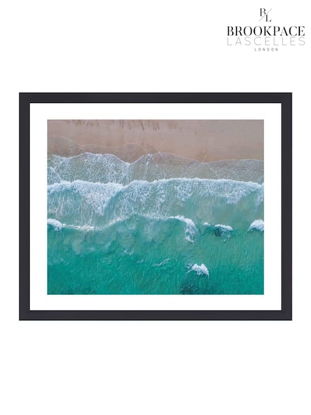 Brookpace Lascelles Multi Shore Framed Wall Art (U61917) | £126