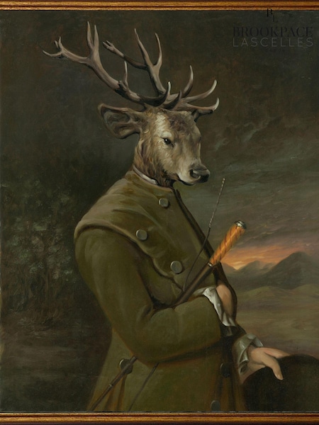 Brookpace Lascelles Green Earl of Lochnair Framed Wall Art (U61935) | £130