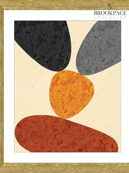 Brookpace Lascelles Brown Peter Arnold 'Desert Rocks 2' Framed Wall Art (U61965) | £95