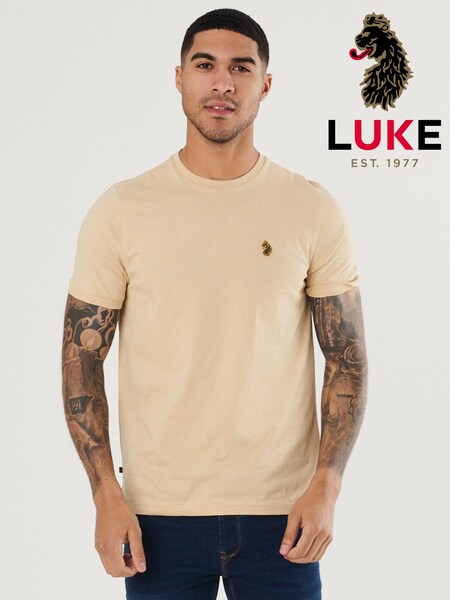 Luke 1977 Natural 100% Cotton Traffs T-Shirt (U62443) | £25
