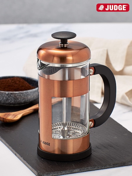 Judge Copper 3 Cup Glass Cafetiere (U63463) | £25