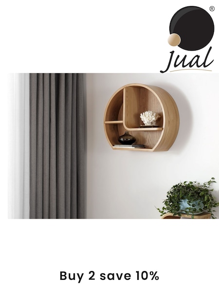 Jual Oak San Francisco Wall Shelf (U63749) | £160