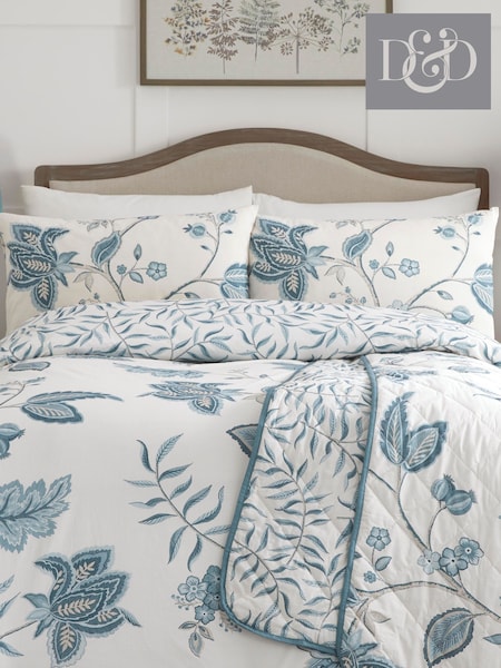 Dreams & Drapes Green Samira Duvet Cover and Pillowcase Set (U64358) | £18 - £35