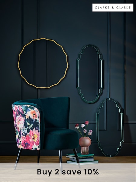 Clarke & Clarke Tahiti Fuchsia Pink Alonzo Accent Chair (U64893) | £375