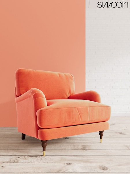 Easy Velvet/Burnt Orange Charlbury By Swoon (U65341) | £979