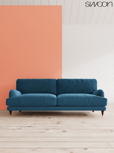 Easy Velvet/Petrol Blue Charlbury By Swoon (U65361) | £1,549